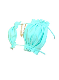 Thumbnail for LUXE Candy Bandeau Top - Mint Green-2