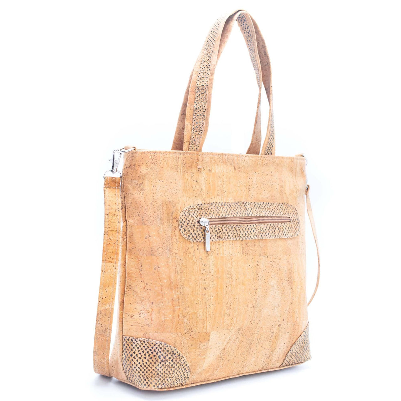 Natural cork with bow handbags lady bag BAGP-187-2