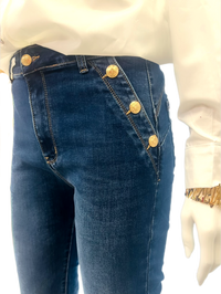 Thumbnail for Slim Fit Push-Up Jeans-0