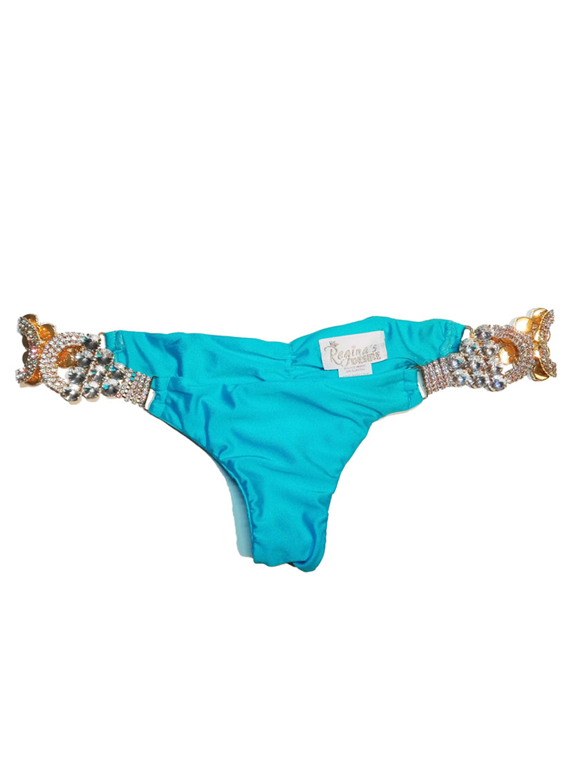 Gina Skimpy Bottom - Turquoise-2