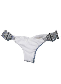 Thumbnail for Nicole Skimpy Bottom - White-2