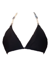 Thumbnail for Nora Triangle Top - Black-2