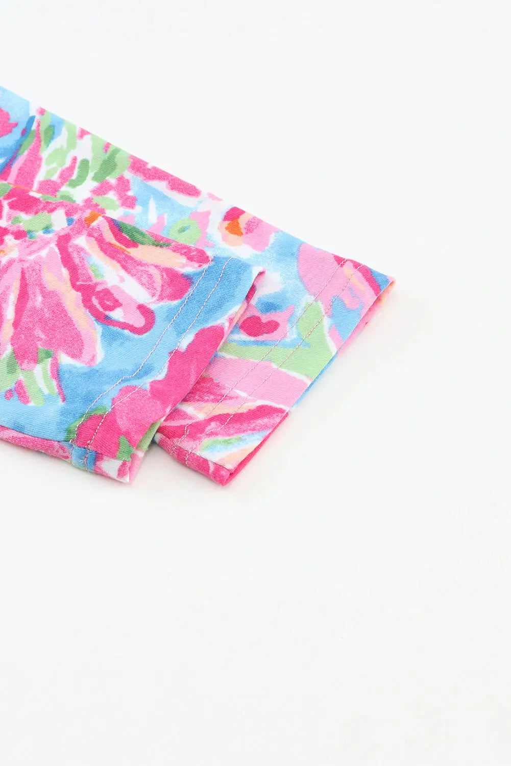 Pink Sleeveless High Waist Pocketed Floral Maxi Dress-102