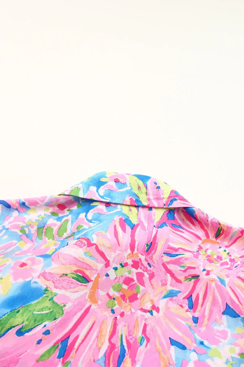 Pink Sleeveless High Waist Pocketed Floral Maxi Dress-59