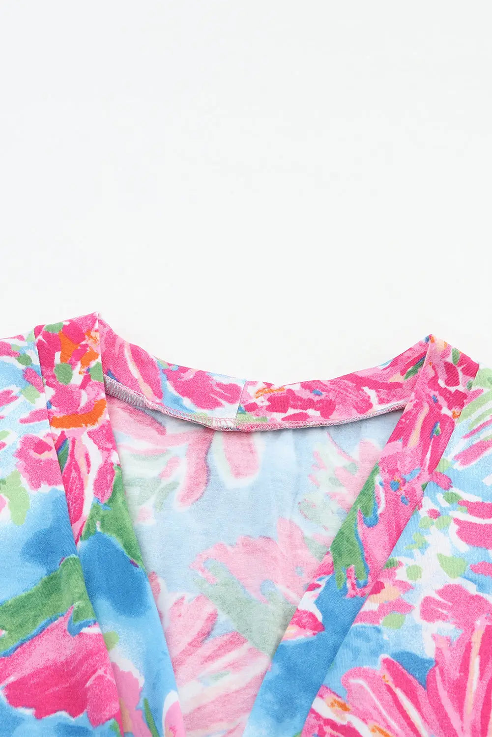 Pink Sleeveless High Waist Pocketed Floral Maxi Dress-100