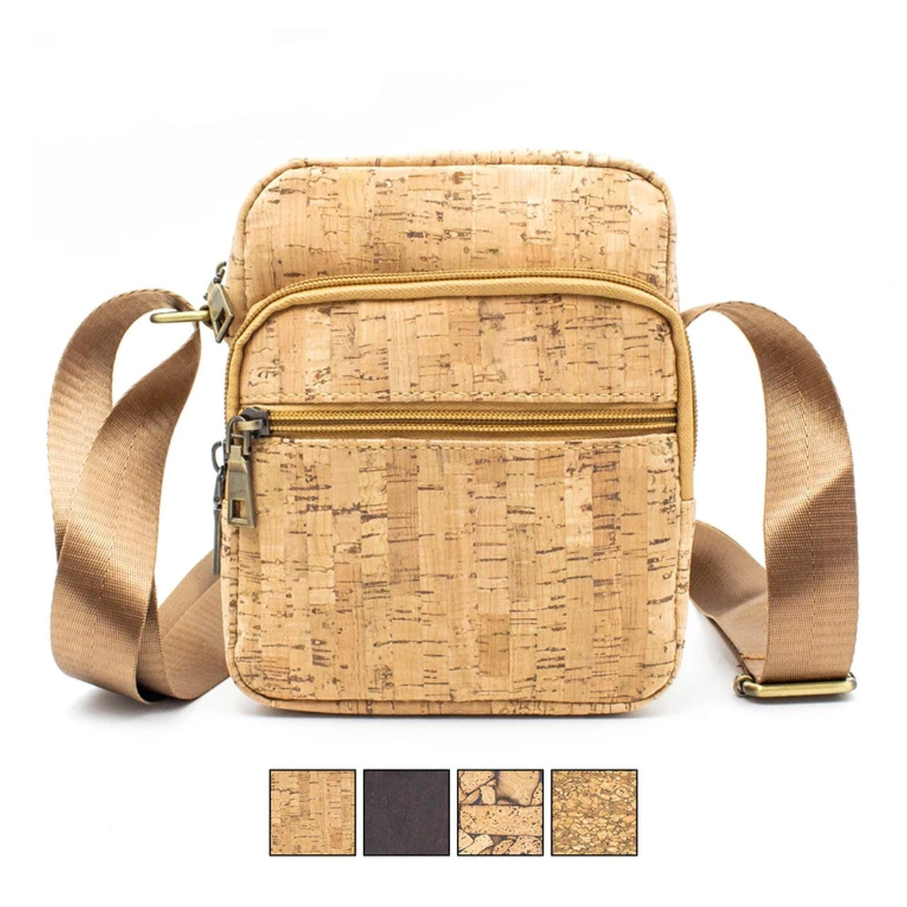 Men's Cork Leather Shoulder Bag 304-0