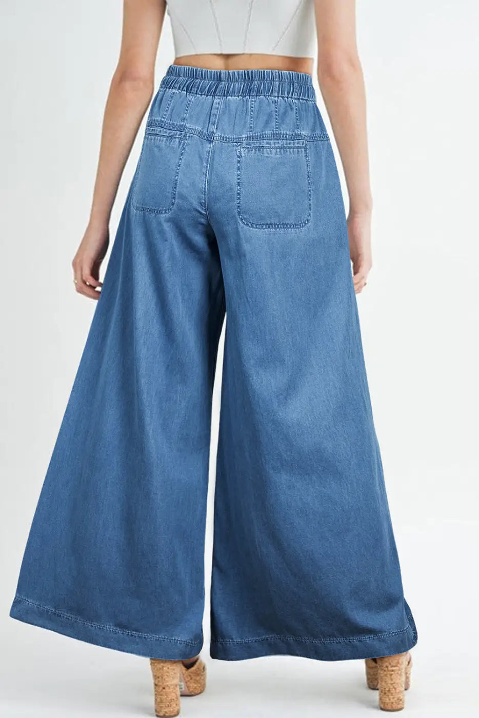 Rockwash Retro Palazzo Jeans-1