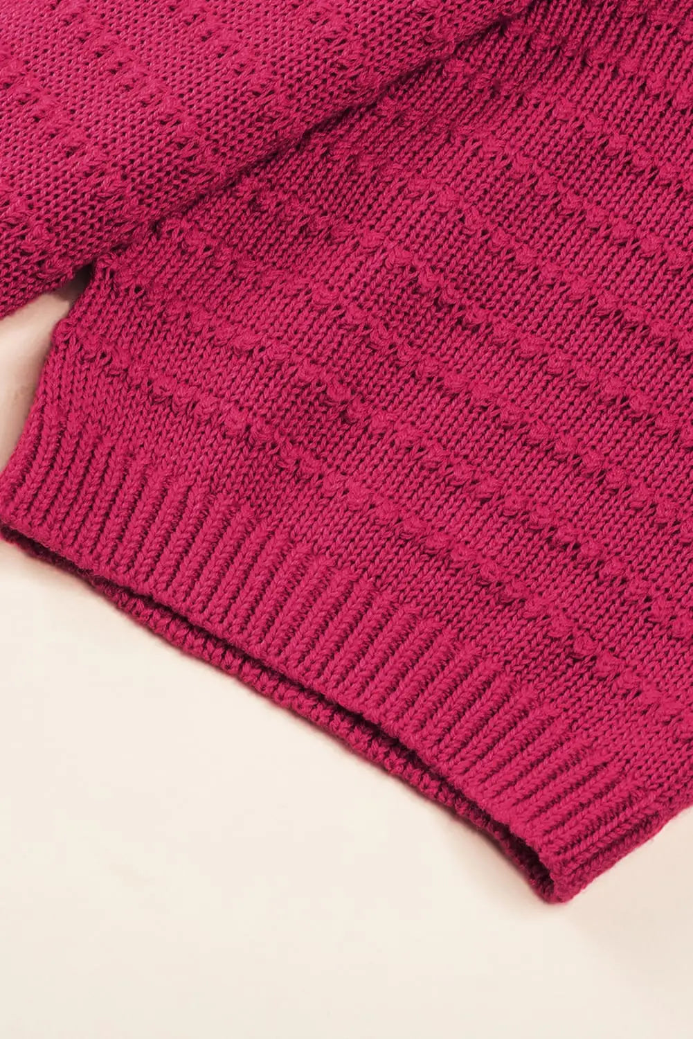 Textured Knit Drop Shoulder Tee-11