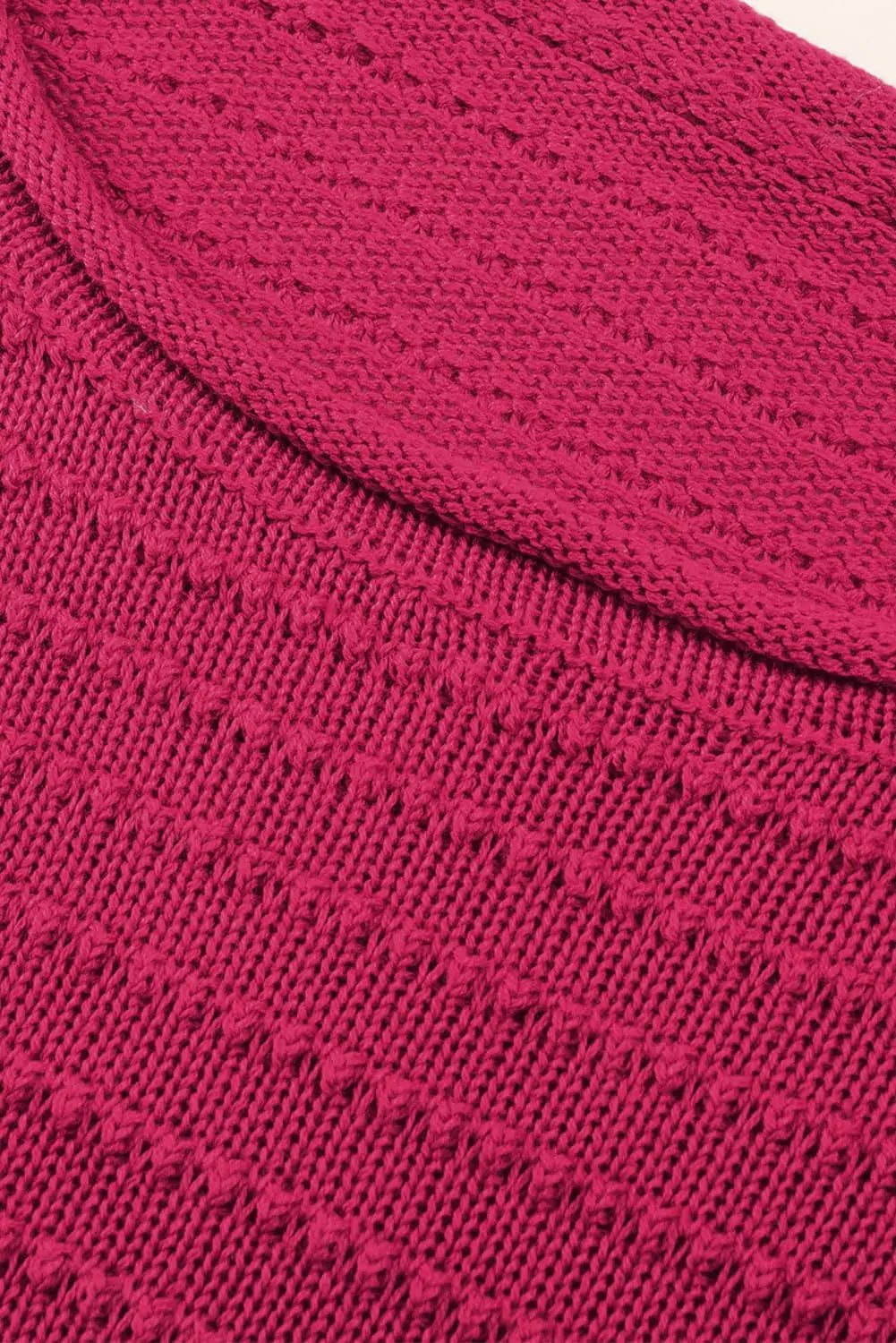 Textured Knit Drop Shoulder Tee-10