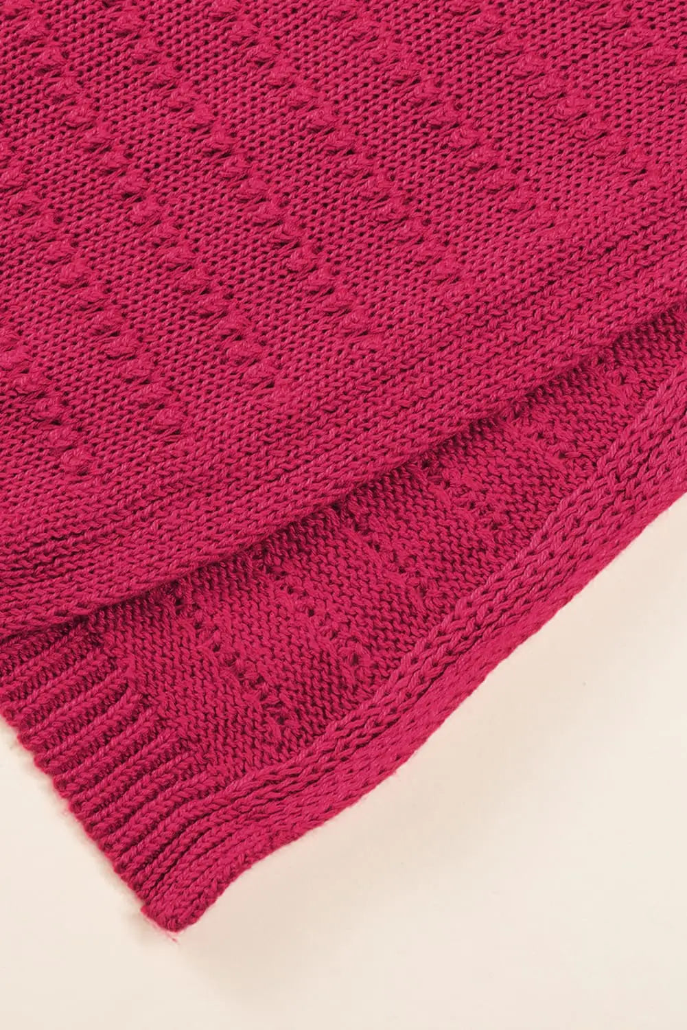 Textured Knit Drop Shoulder Tee-12