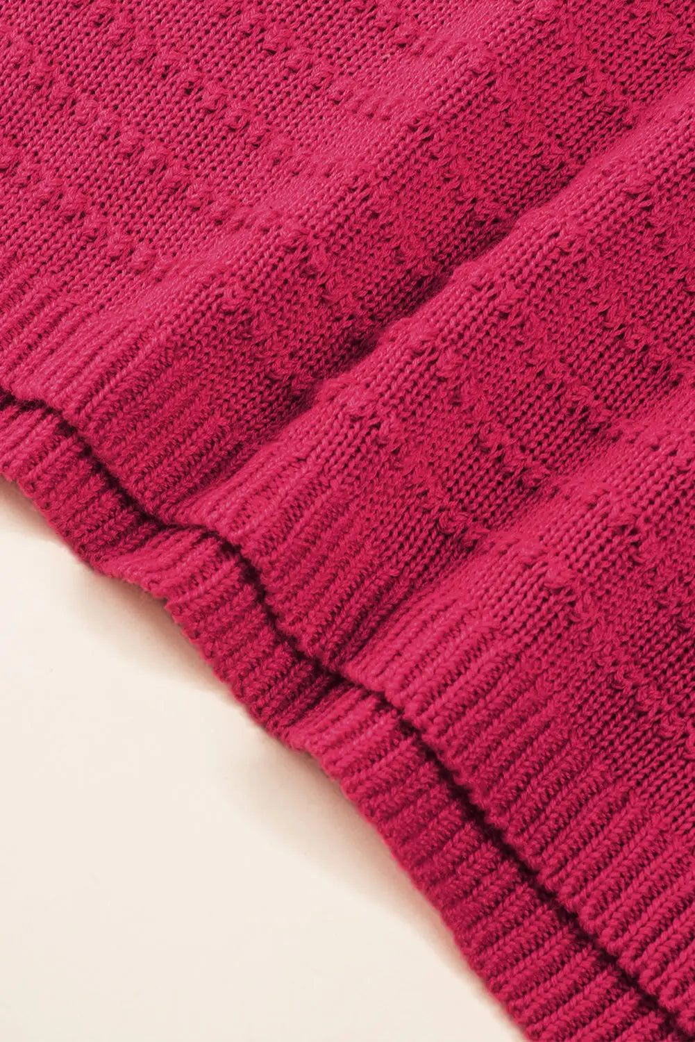 Textured Knit Drop Shoulder Tee-13