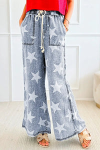 Thumbnail for Twilight Twinkle Wide-Leg Jeans-1