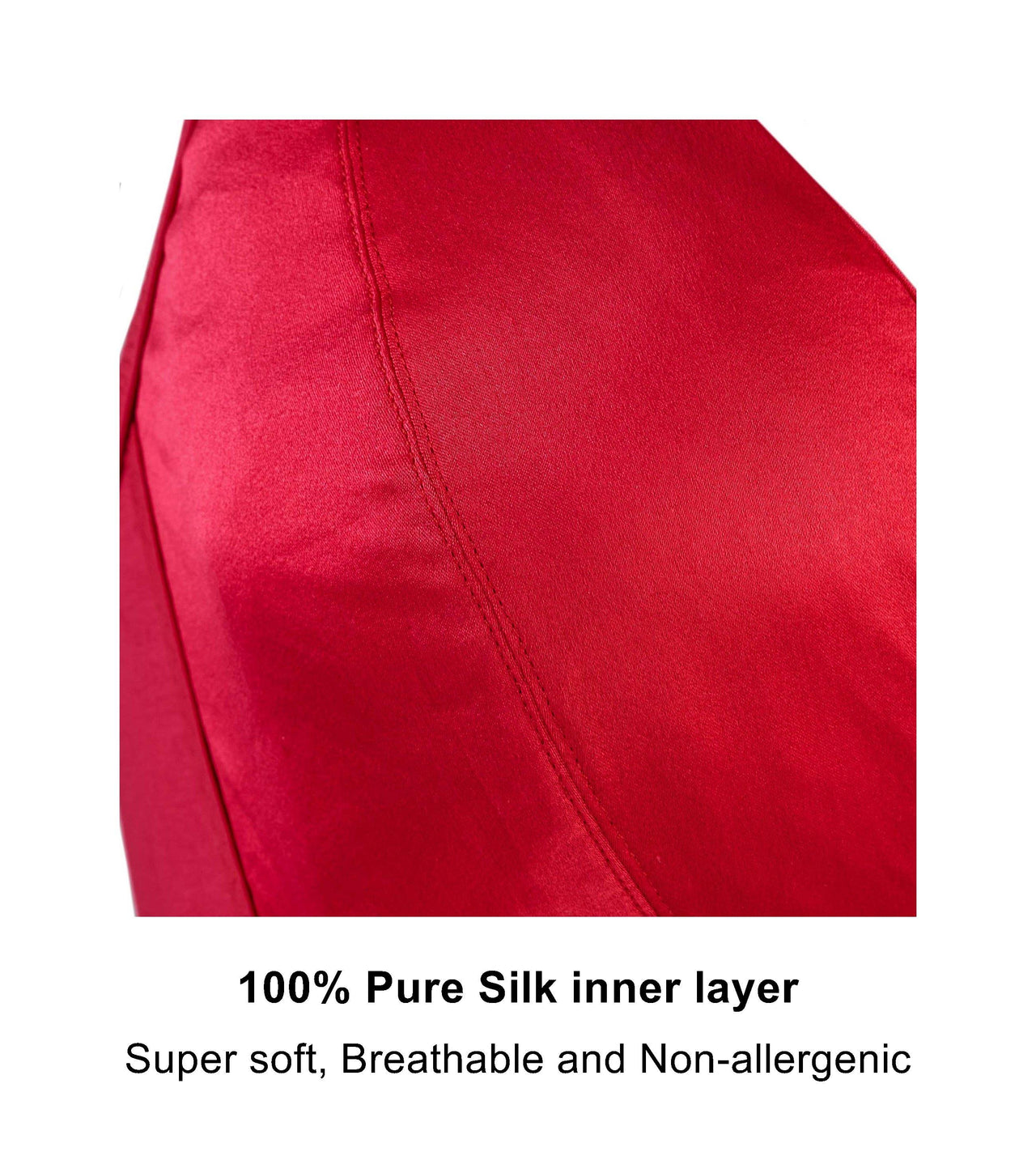 Passion Red - Lace Organic Cotton & Silk Bralette-17