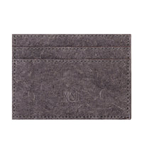 Thumbnail for Coconut Leather Card Holder - Dark Grey