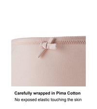 Thumbnail for Marrow-High Waisted Silk & Organic Cotton Full Brief in Pink Champagne-9