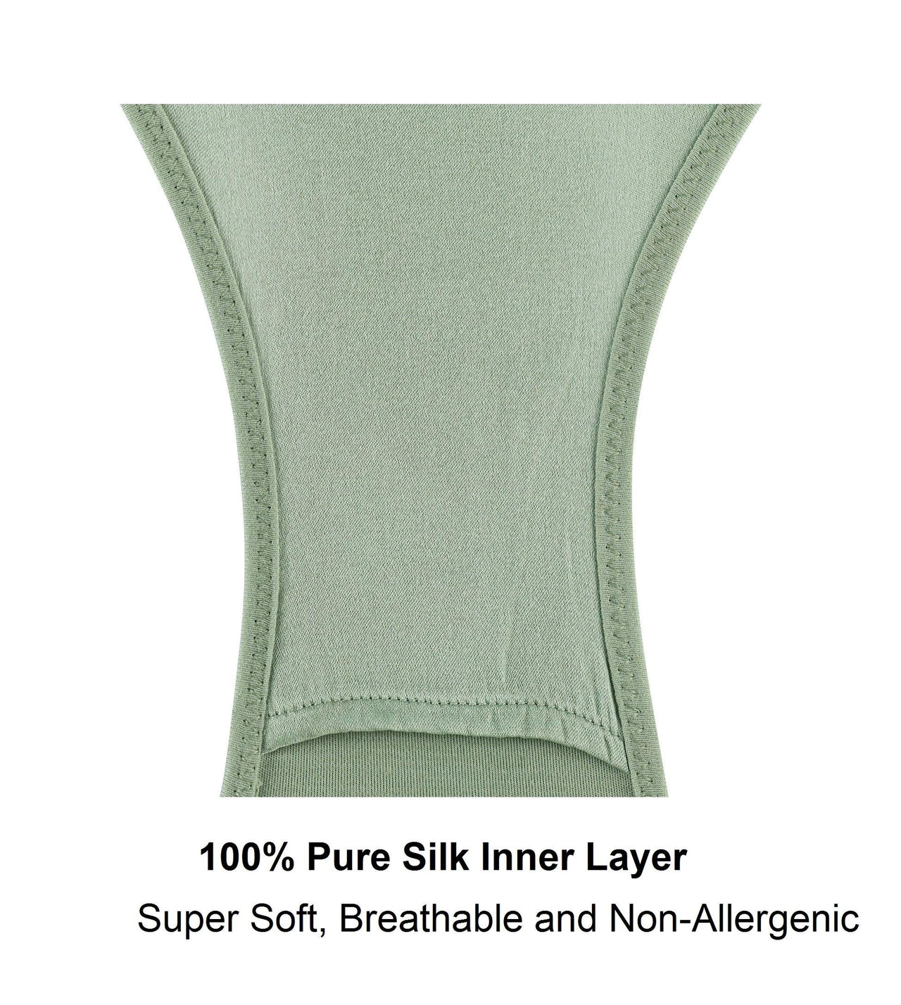 Marrow-High Waisted Silk & Organic Cotton Full Brief in Aspen Green-10
