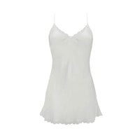 Thumbnail for 100% Pure Silk Camisole Top in White-0