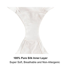 Thumbnail for Snowdrop - Silk & Organic Cotton Full Brief in White-9