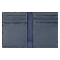 Thumbnail for Cactus Leather BiFold Card Wallet - Navy Blue