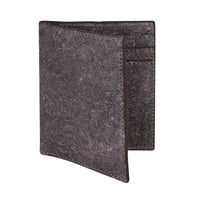 Thumbnail for Coconut Leather BiFold Card Wallet - Dark Grey