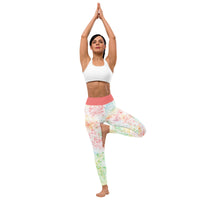 Thumbnail for Tie Dye Colorsplash Yoga Leggings-1