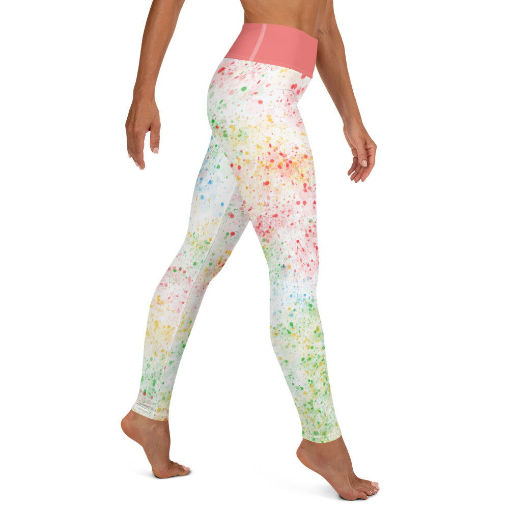 Tie Dye Colorsplash Yoga Leggings-6
