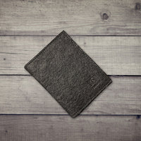 Thumbnail for Coconut Leather BiFold Card Wallet - Dark Grey