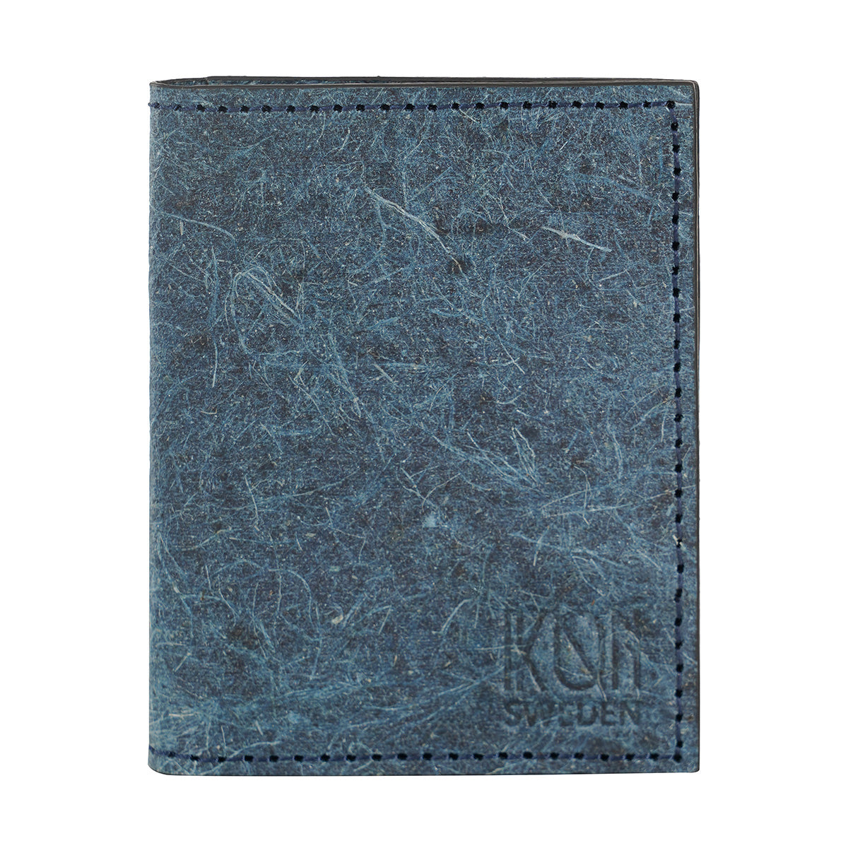 Coconut Leather BiFold Card Wallet - Dark Indigo